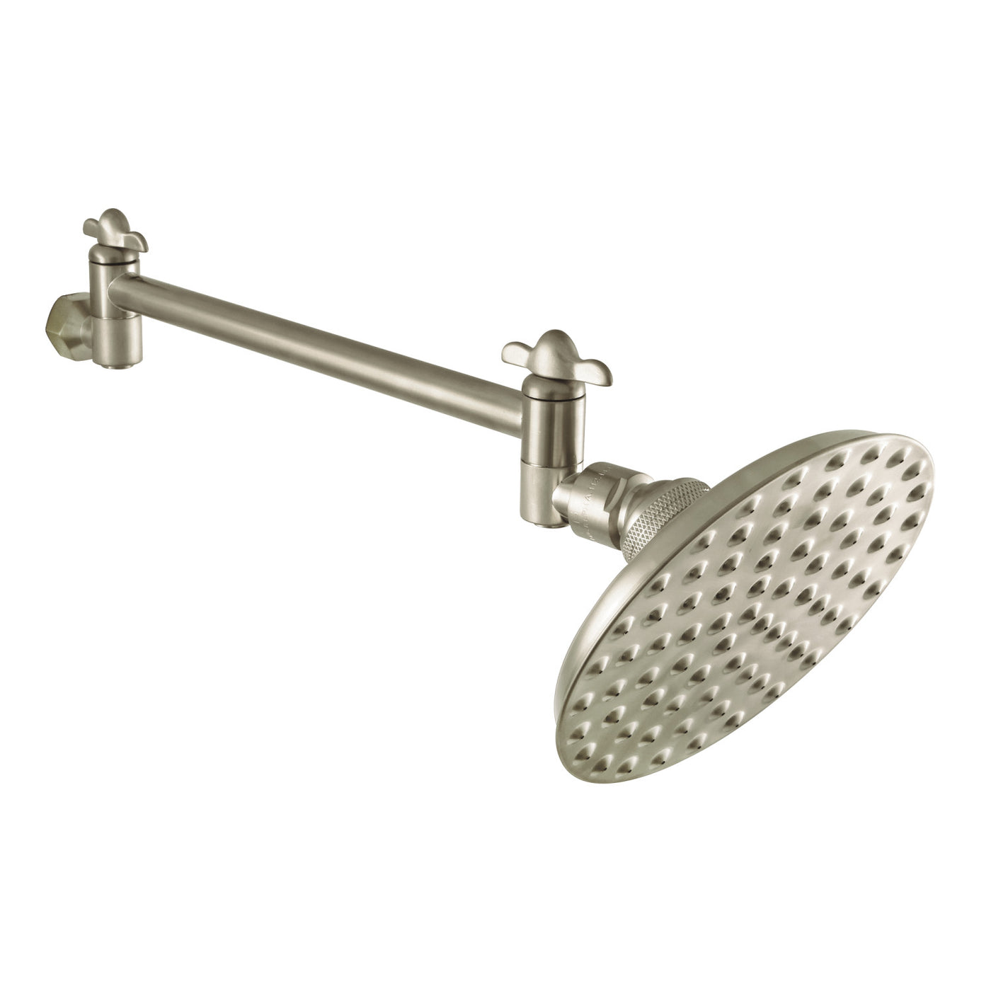 Elements of Design DK13528 5-1/4 Inch OD Showerhead with 10-Inch Shower Arm, Brushed Nickel