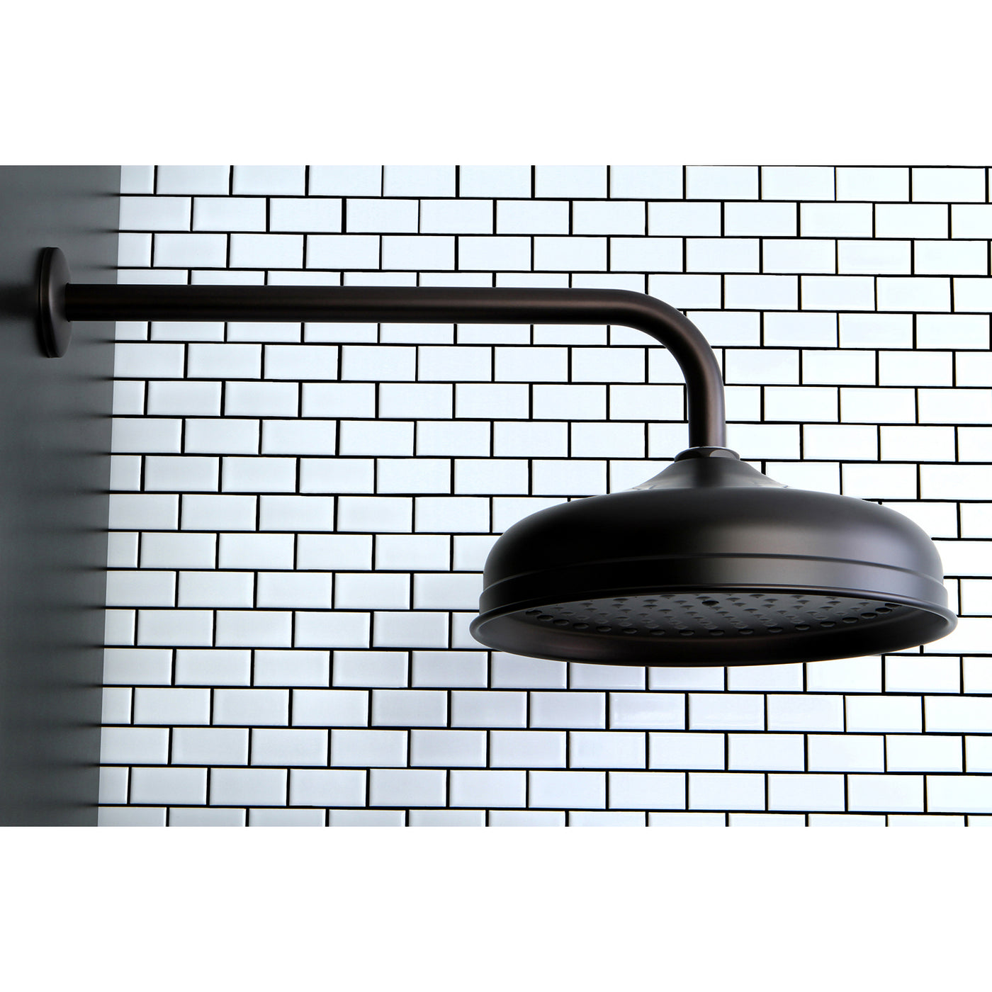Elements of Design DK225K25 10-Inch Showerhead with 17-Inch Ceiling Mounted Shower Arm, Oil Rubbed Bronze