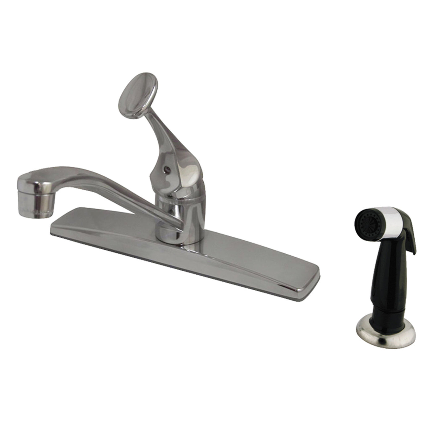 Elements of Design EB0572 Single-Handle Centerset Kitchen Faucet, Polished Chrome