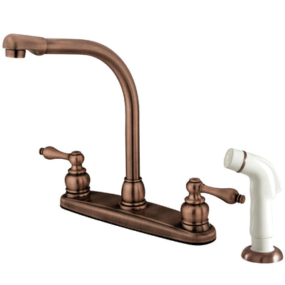 Elements of Design EB716AL Centerset Kitchen Faucet, Antique Copper
