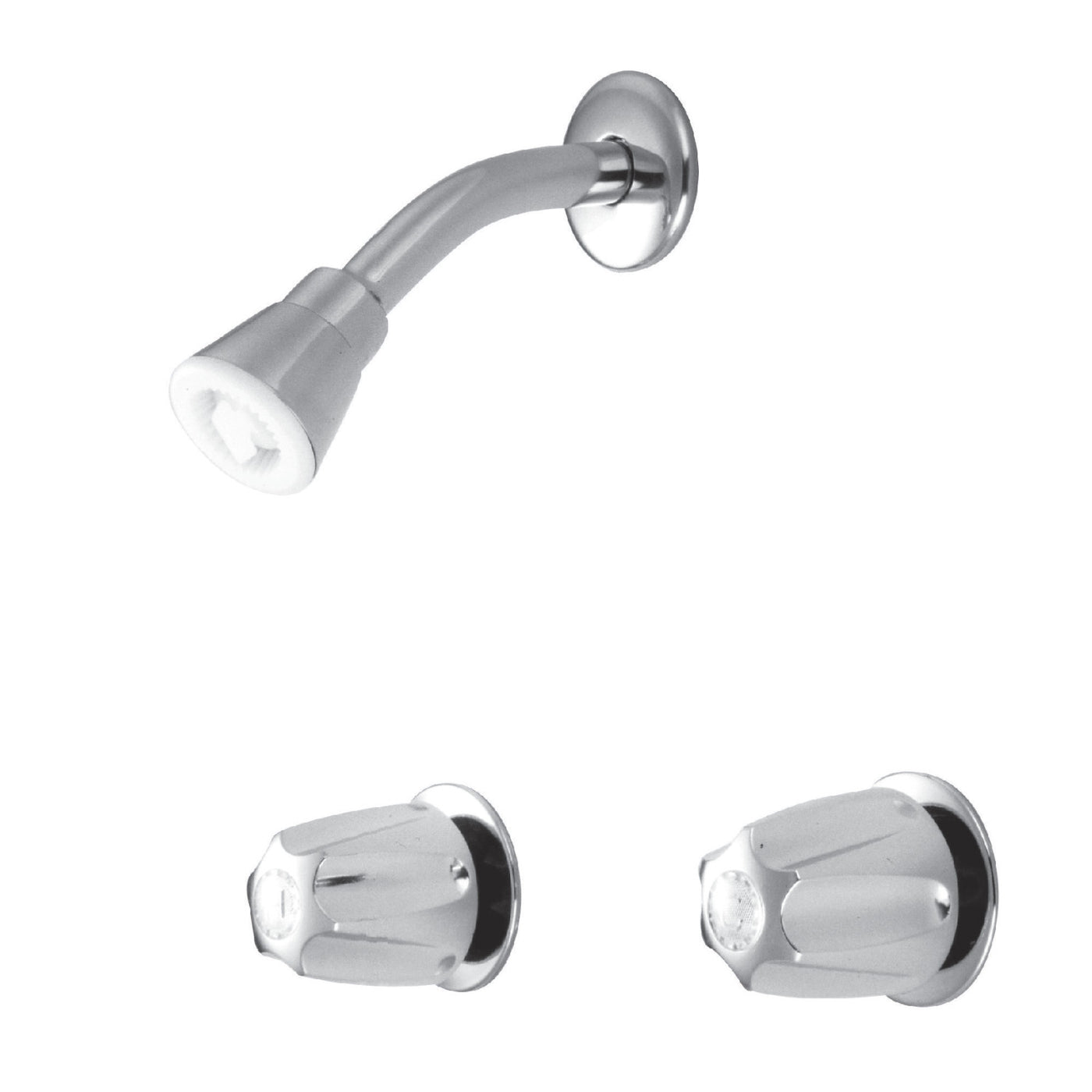 Elements of Design EF114 Two-Handle 8-Inch Center Tub and Shower Faucet, Polished Chrome