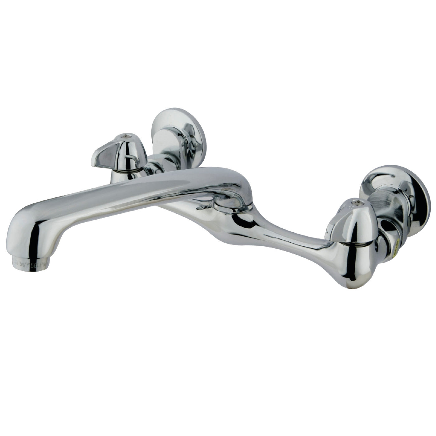 Elements of Design EF200 8-Inch Adjustable Centers Wall Mount Kitchen Faucet, Polished Chrome