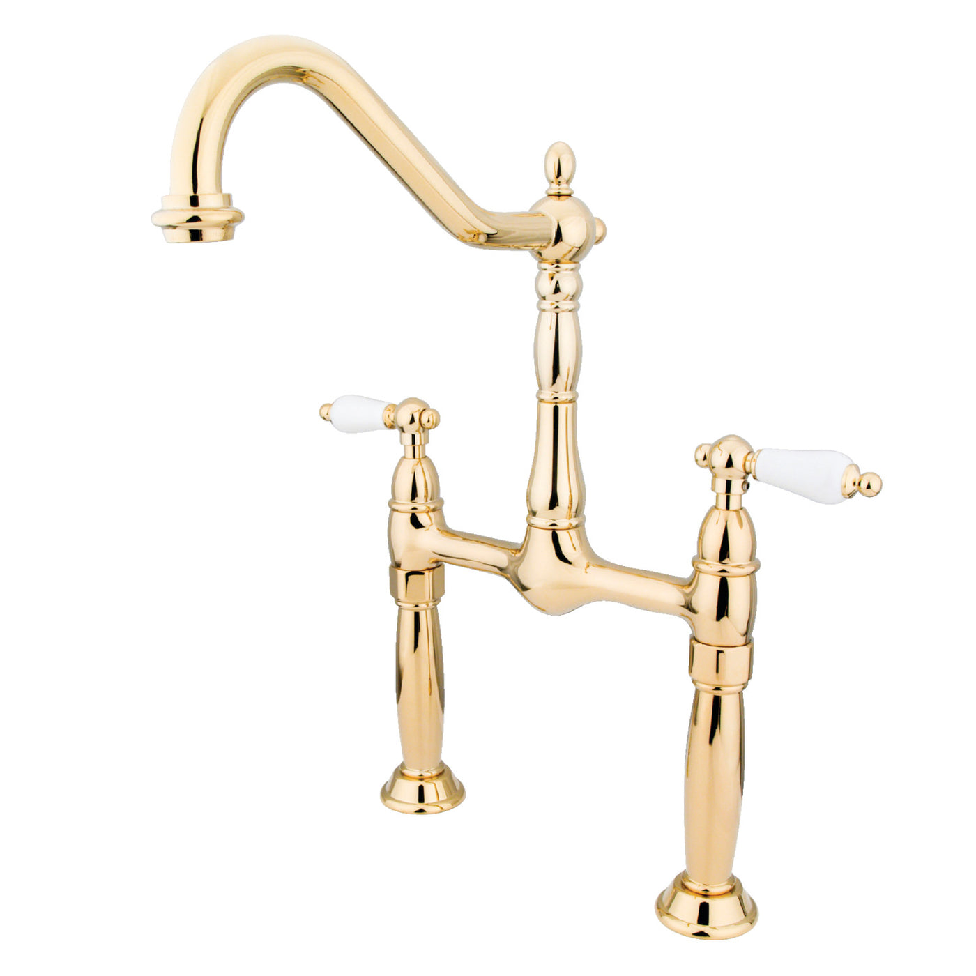 Elements of Design ES1072PL Vessel Sink Faucet, Polished Brass