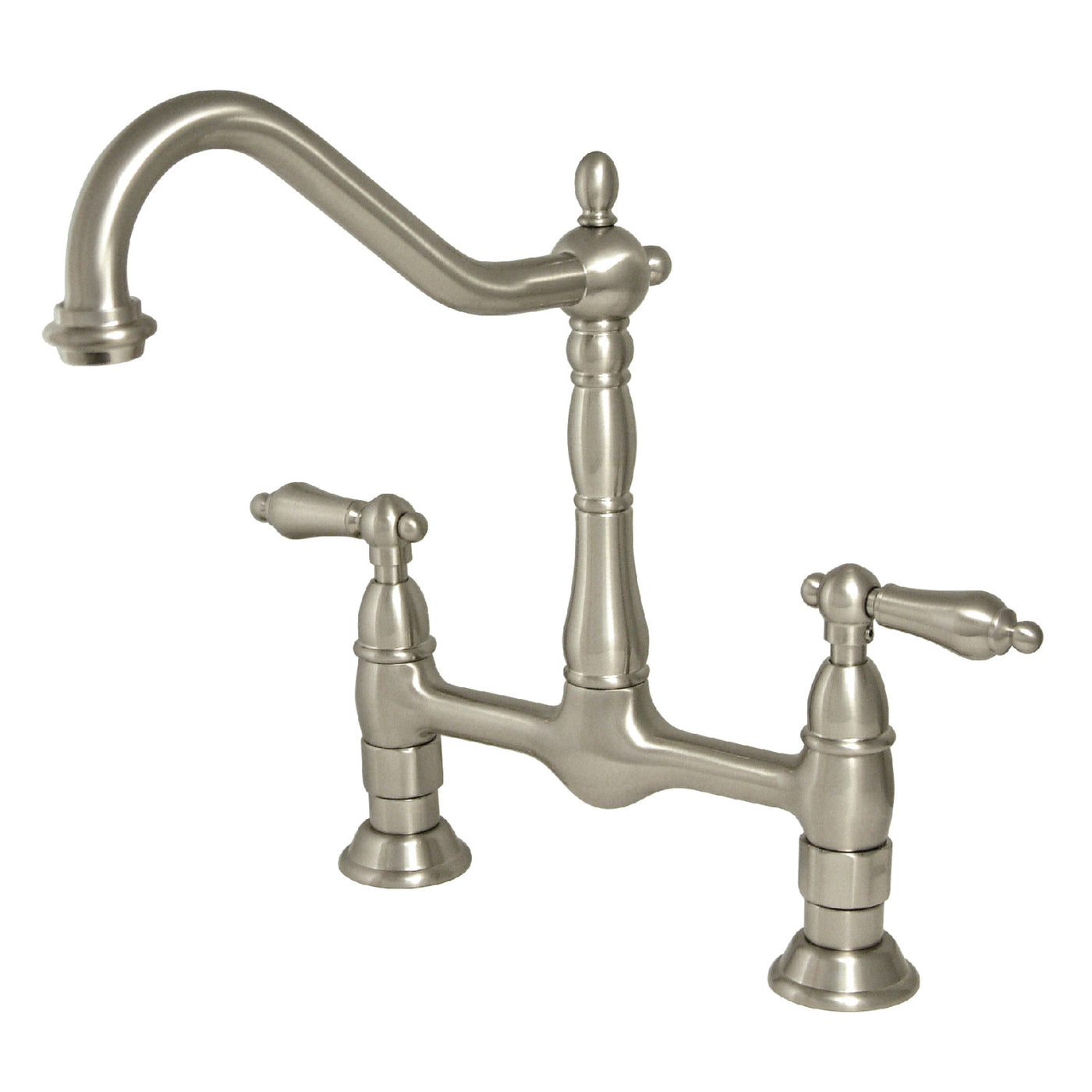 Elements of Design ES1178AL Bridge Kitchen Faucet, Brushed Nickel