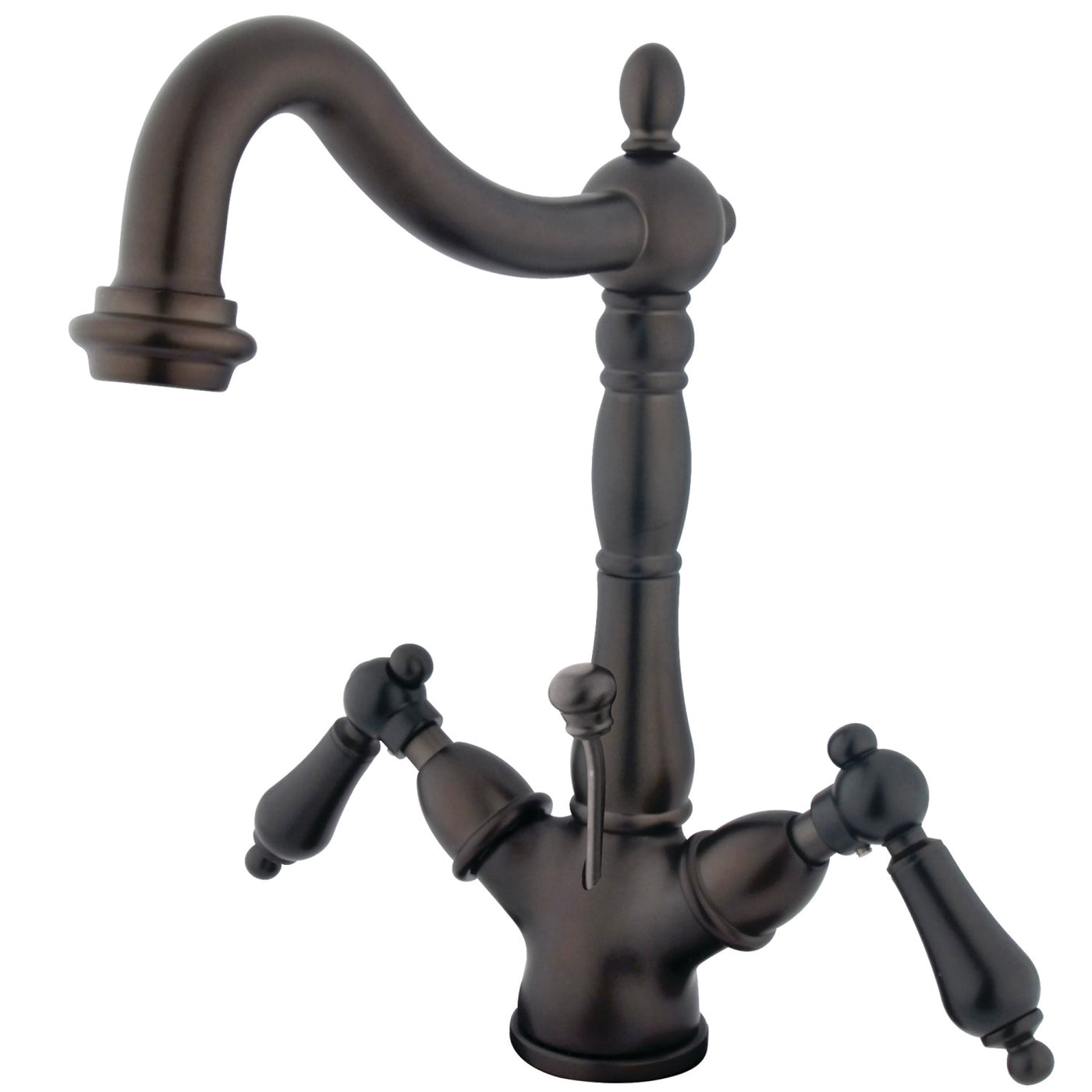 Elements of Design ES1435AL Two-Handle Bathroom Faucet with Brass Pop-Up, Oil Rubbed Bronze