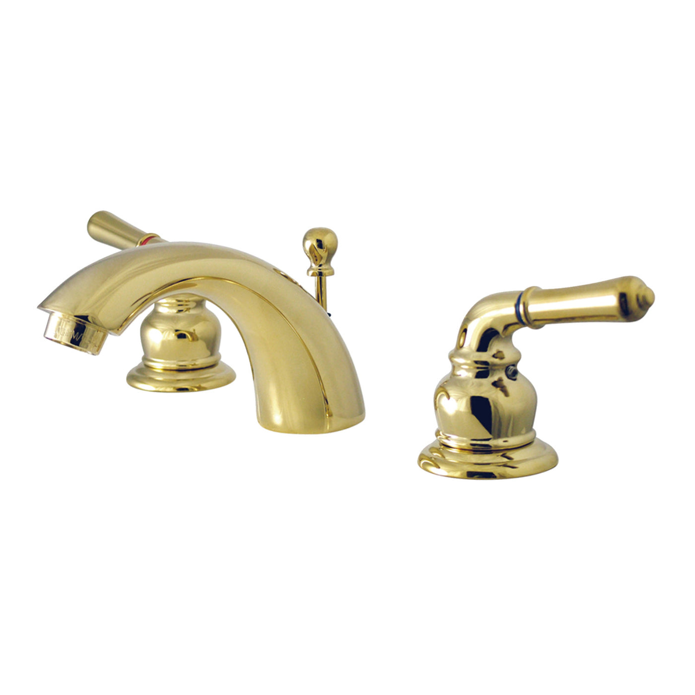Elements of Design ES2952 Mini-Widespread Bathroom Faucet, Polished Brass