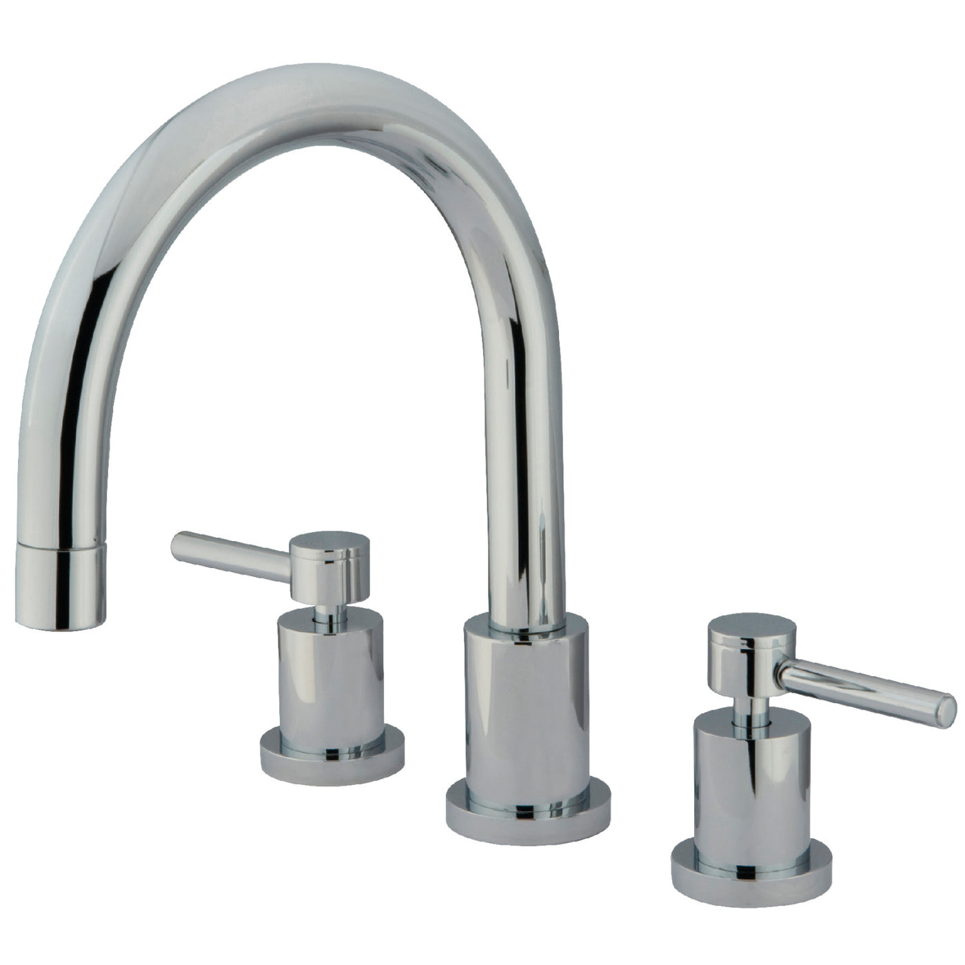 Elements of Design ES8321DL Roman Tub Faucet, Polished Chrome