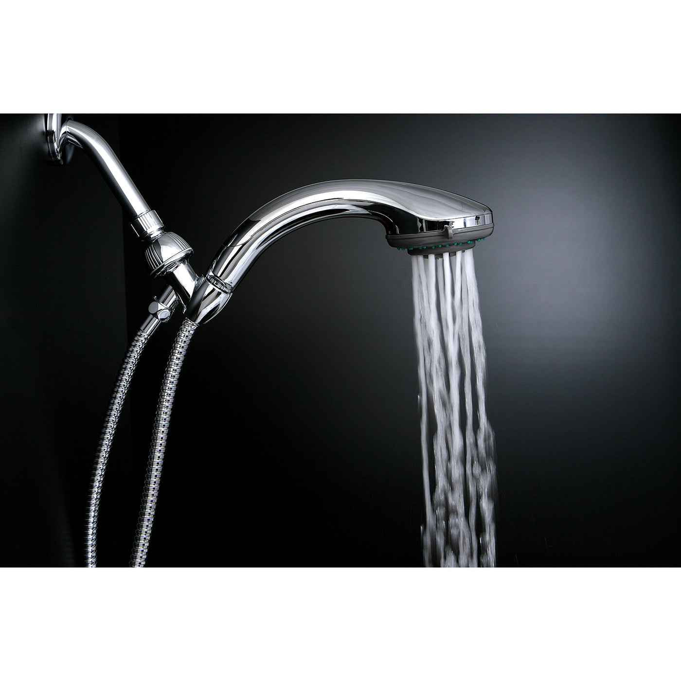 Elements of Design EX2522B 5-Function Hand Shower with Stainless Steel Hose, Polished Chrome