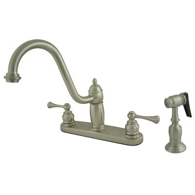 Elements of Design EB1118BLBS Centerset Kitchen Faucet, Brushed Nickel
