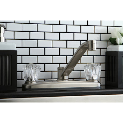 Elements of Design EB111SN Centerset Kitchen Faucet, Brushed Nickel