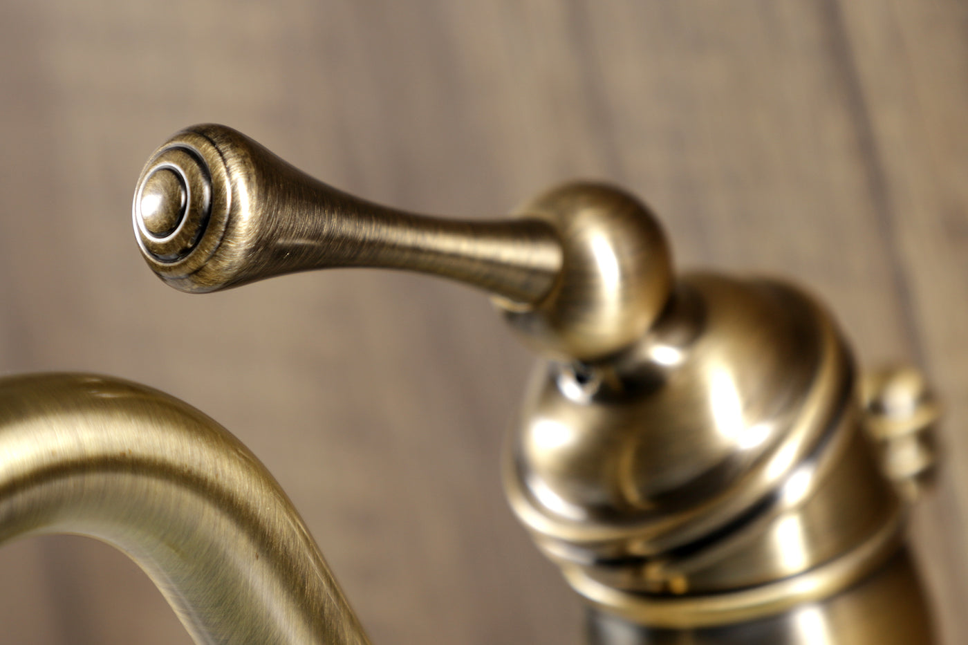 Elements of Design EB1403BL Single-Handle Bathroom Faucet with Pop-Up Drain, Antique Brass