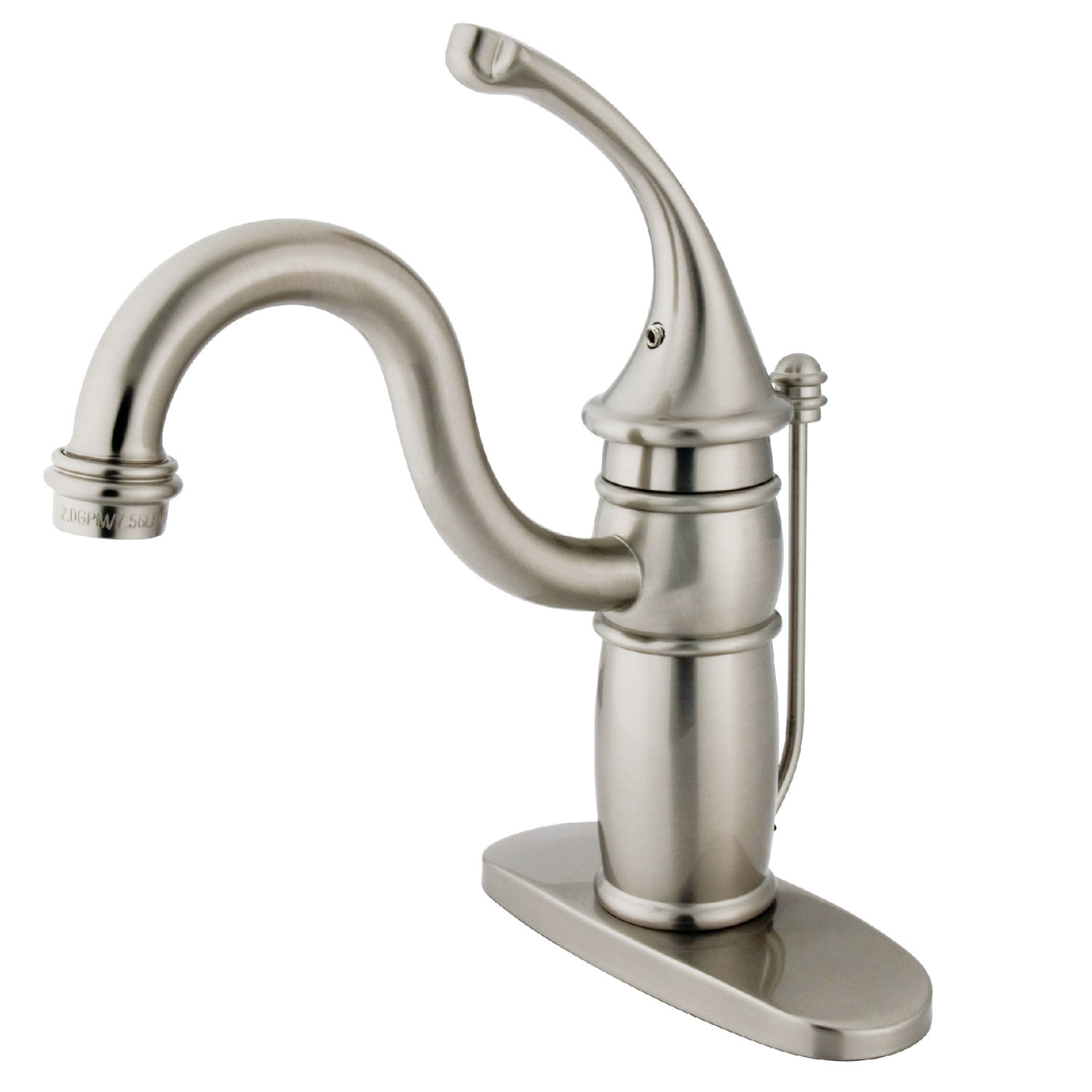 Elements of Design EB1408GL Single-Handle Bathroom Faucet with Pop-Up Drain, Brushed Nickel