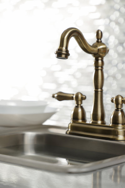 Elements of Design EB1493AL 4-Inch Centerset Bar Faucet, Antique Brass