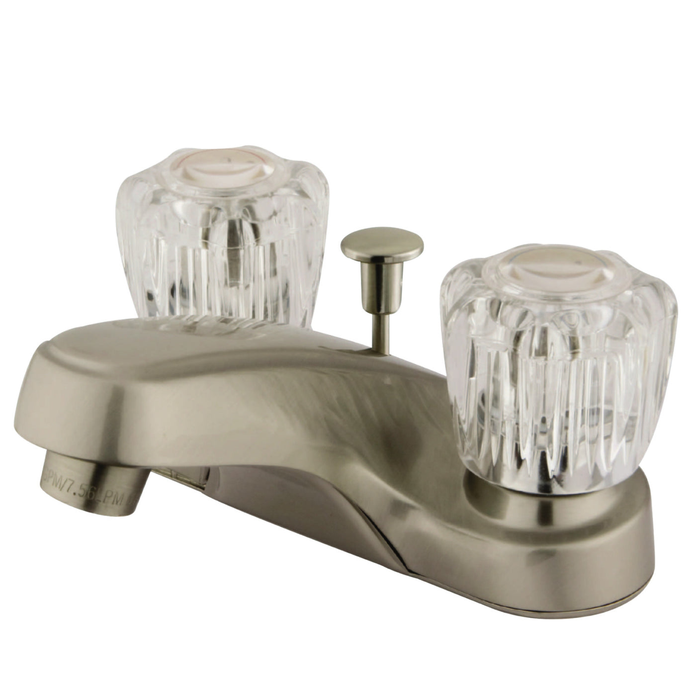 Elements of Design EB168 4-Inch Centerset Bathroom Faucet, Brushed Nickel
