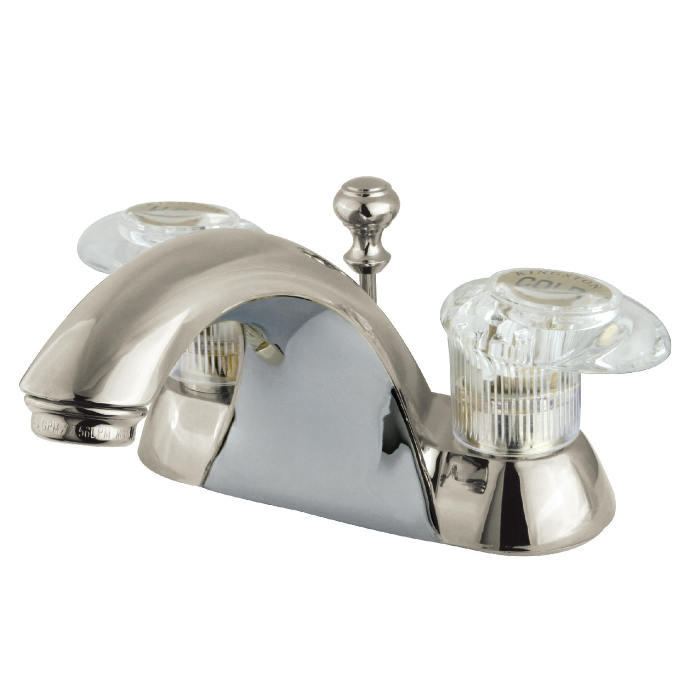 Elements of Design EB2158B 4-Inch Centerset Bathroom Faucet, Brushed Nickel