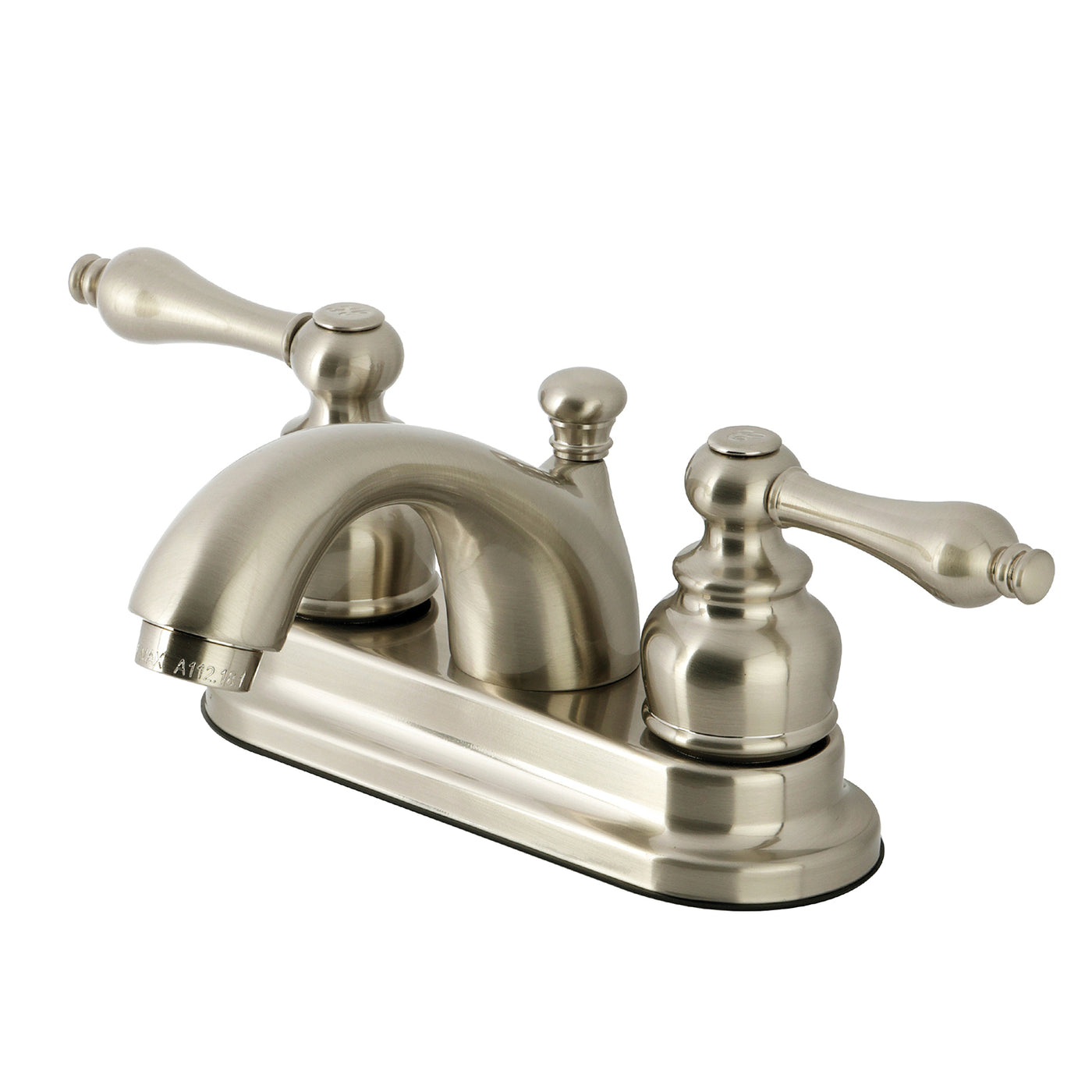 Elements of Design EB2608AL 4-Inch Centerset Bathroom Faucet, Brushed Nickel