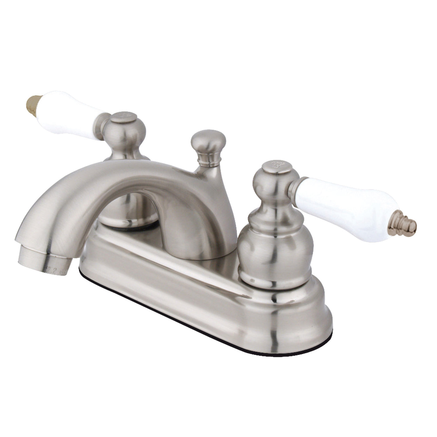 Elements of Design EB2608PL 4-Inch Centerset Bathroom Faucet, Brushed Nickel