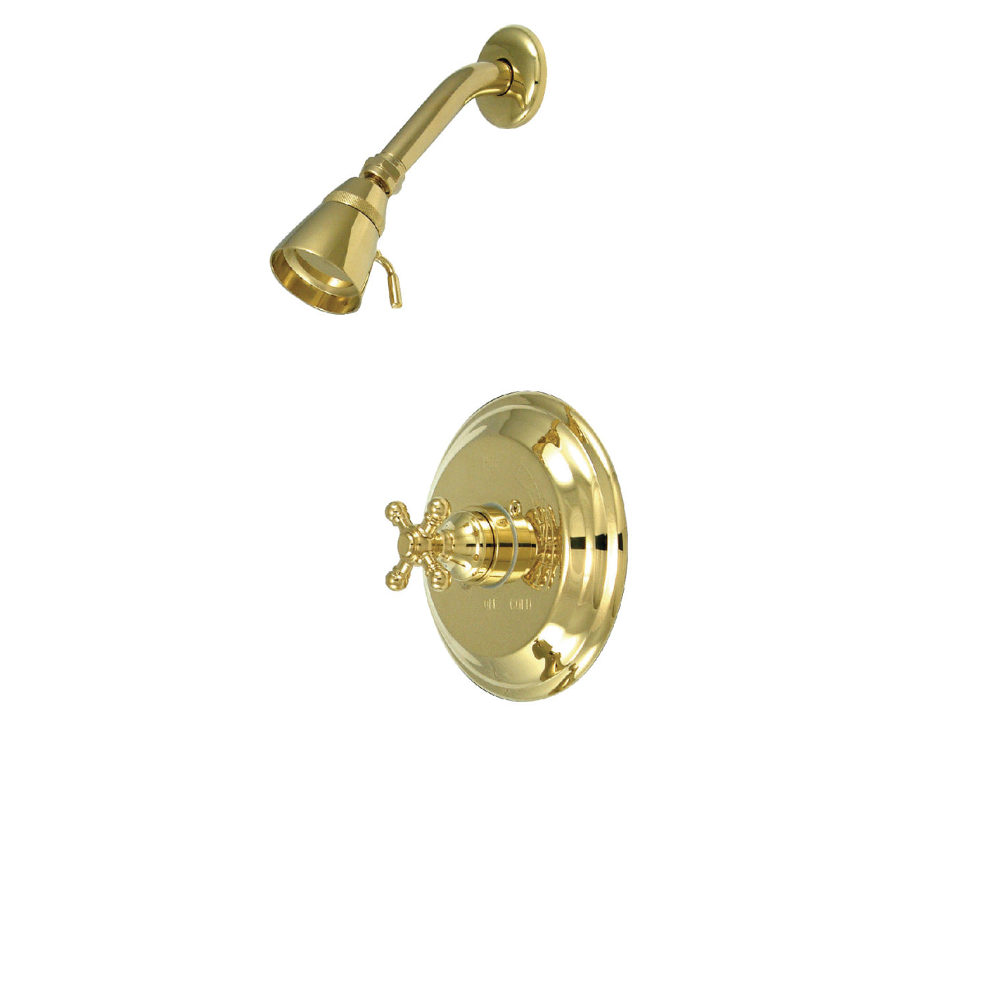 Elements of Design EB2632BXSO Single-Handle Pressure Balanced Shower Faucet, Polished Brass