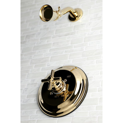 Elements of Design EB2632EXSO Single-Handle Pressure Balanced Shower Faucet, Polished Brass