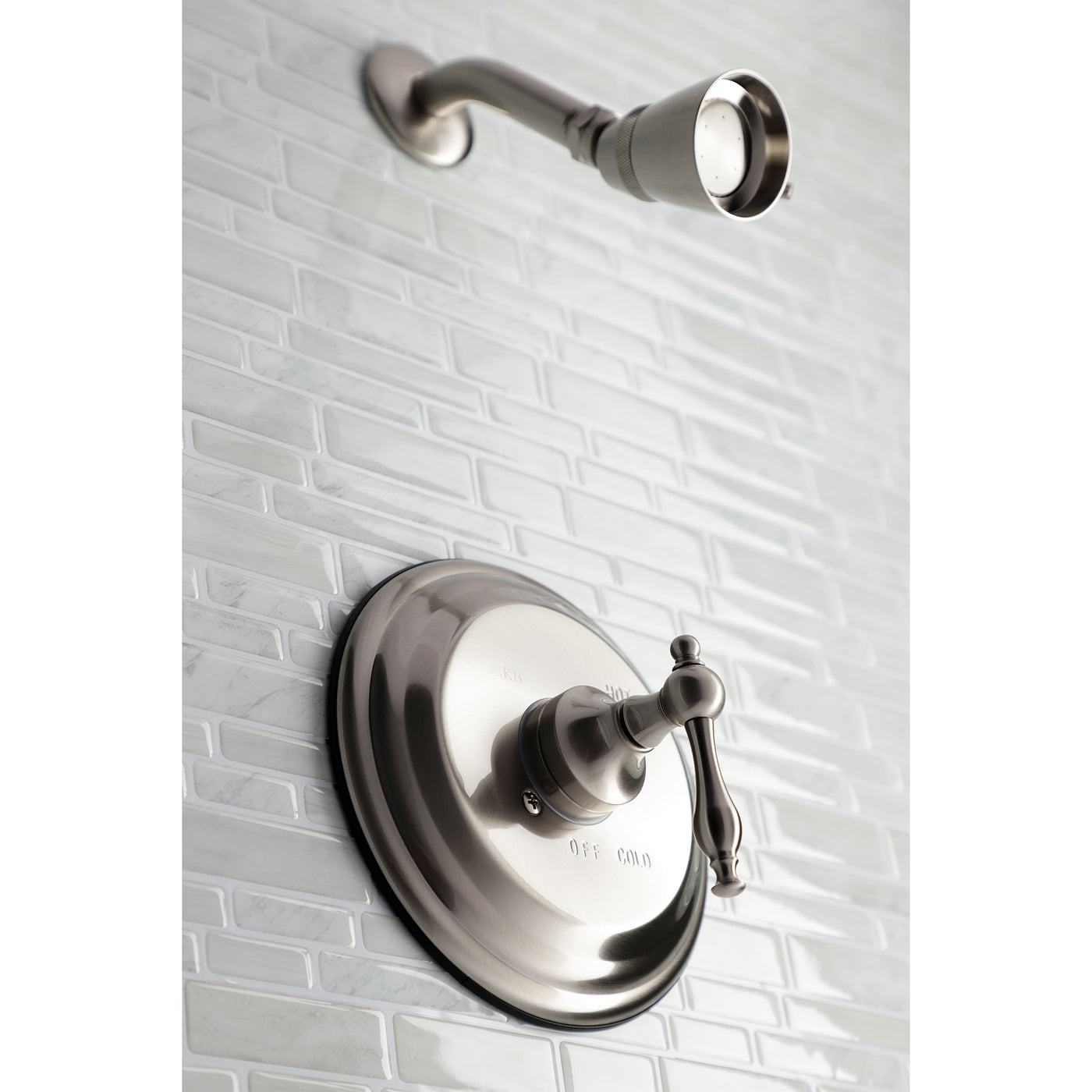 Elements of Design EB2638NLSO Single-Handle Pressure Balanced Shower Faucet, Brushed Nickel