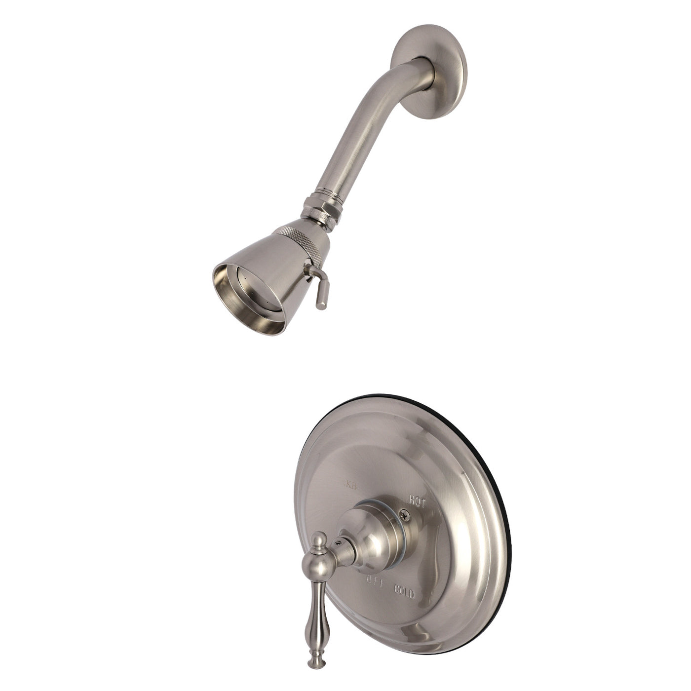 Elements of Design EB2638NLSO Single-Handle Pressure Balanced Shower Faucet, Brushed Nickel