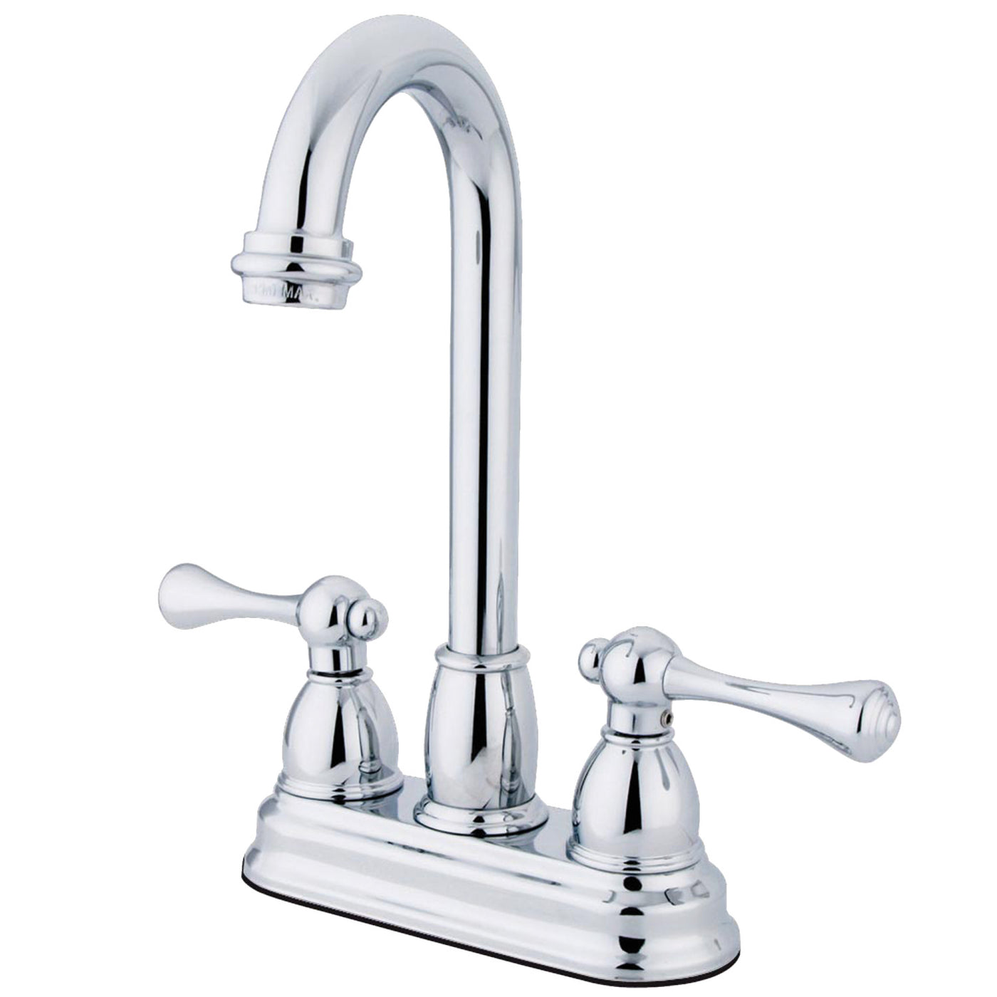 Elements of Design EB3491BL 4-Inch Centerset Bar Faucet, Polished Chrome