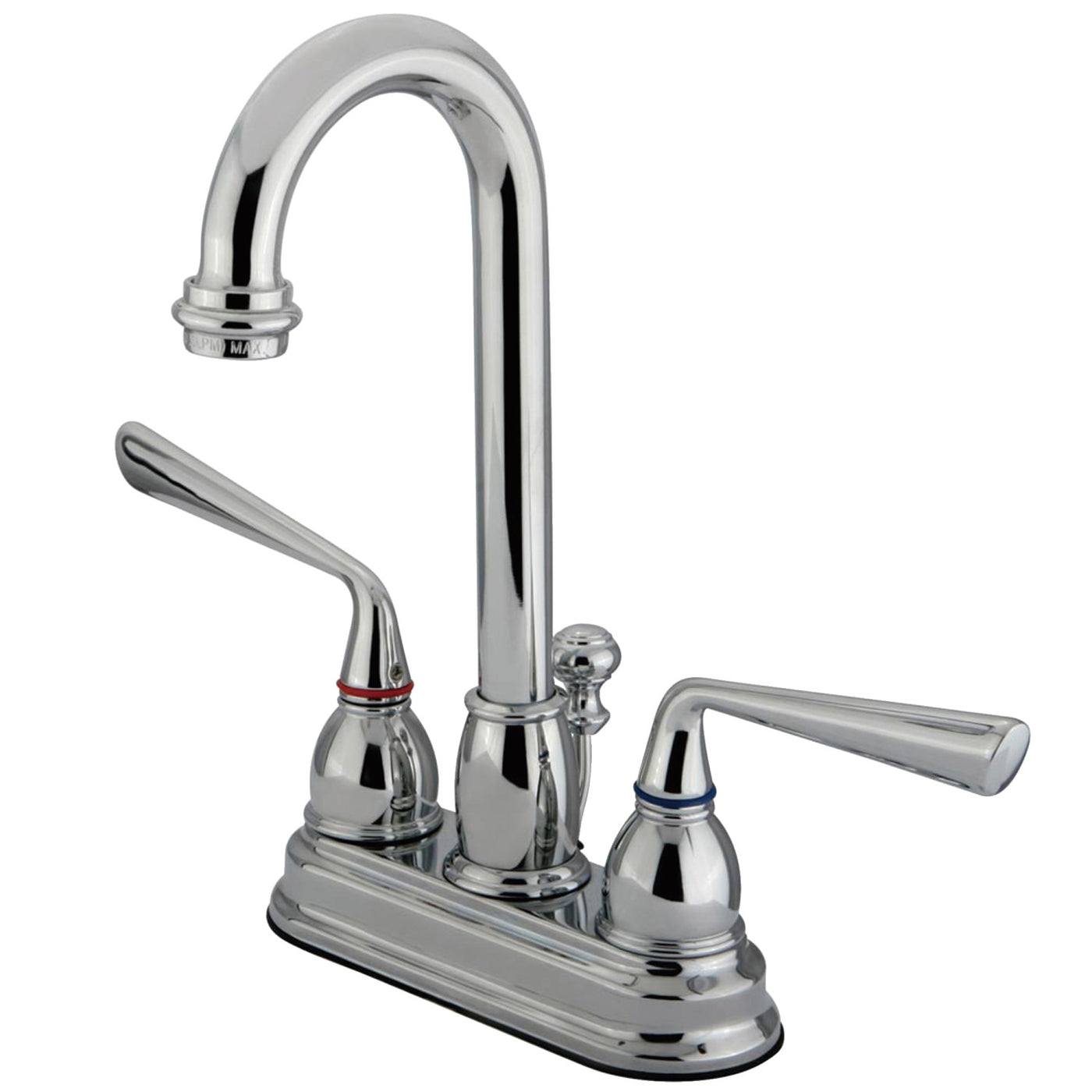 Elements of Design EB3611ZL 4-Inch Centerset Bathroom Faucet, Polished Chrome