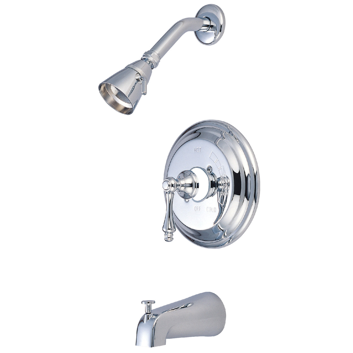 Elements of Design EB3631ALT Tub & Shower Trim, Polished Chrome
