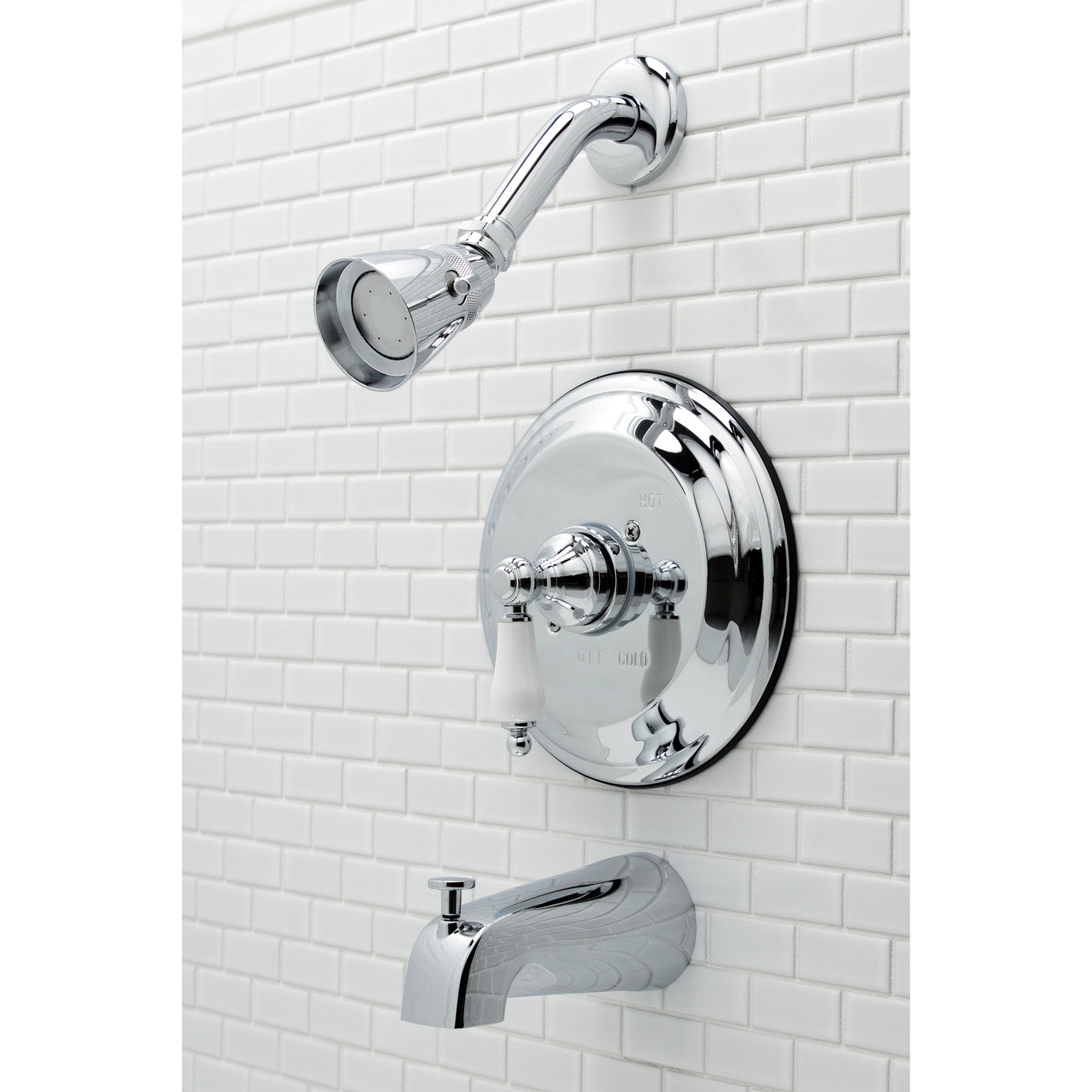 Elements of Design EB3631PL Single-Handle Pressure Balanced Tub and Shower Faucet, Polished Chrome