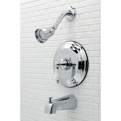 Elements of Design EB3631PL Single-Handle Pressure Balanced Tub and Shower Faucet, Polished Chrome