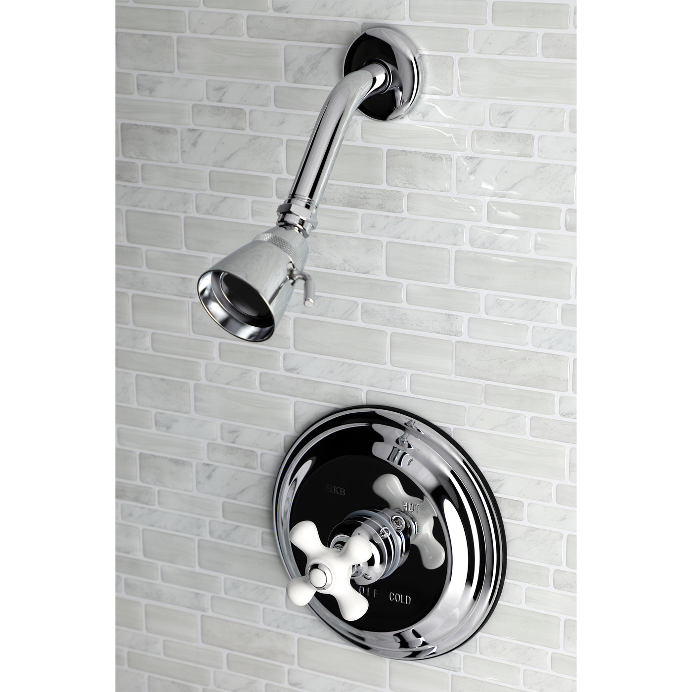 Elements of Design EB3631PXSO Single-Handle Pressure Balanced Shower Faucet, Polished Chrome
