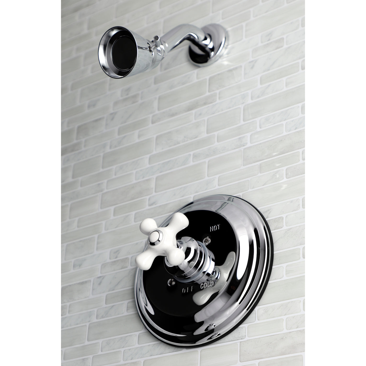 Elements of Design EB3631PXSO Single-Handle Pressure Balanced Shower Faucet, Polished Chrome