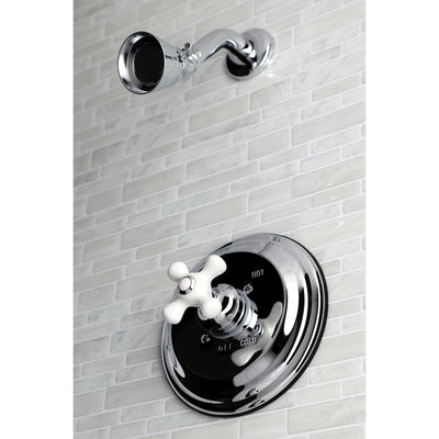 Elements of Design EB3631PXSO Single-Handle Pressure Balanced Shower Faucet, Polished Chrome