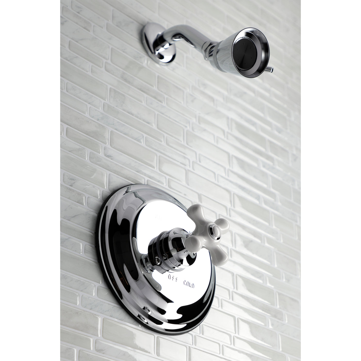 Elements of Design EB3631PXSO Single-Handle Pressure Balanced Shower Faucet, Polished Chrome
