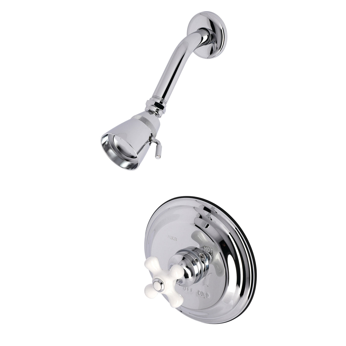 Elements of Design EB3631PXSO Single-Handle Pressure Balanced Shower Faucet, Polished Chrome