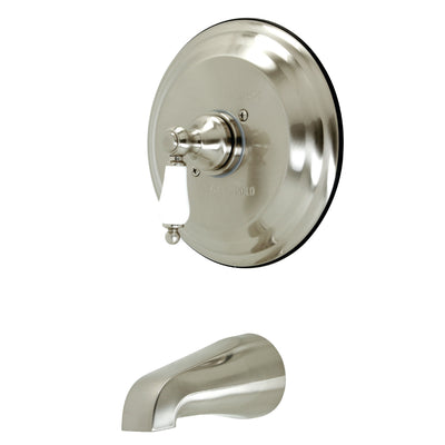 Elements of Design EB3638PLTO Single-Handle Pressure Balanced Tub Faucet, Brushed Nickel