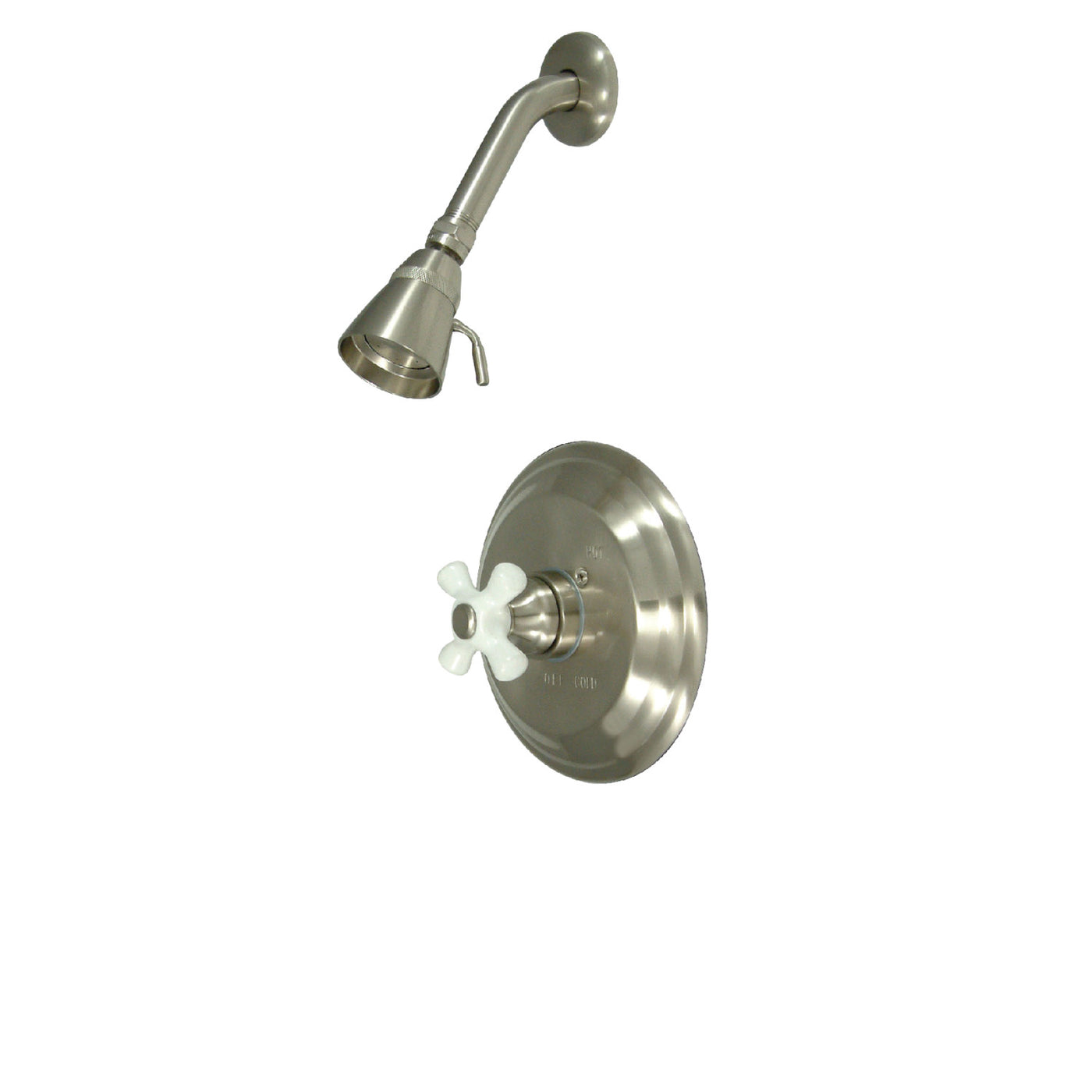 Elements of Design EB3638PXSO Single-Handle Pressure Balanced Shower Faucet, Brushed Nickel