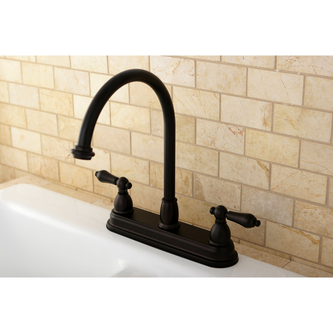 Elements of Design EB3745AL Centerset Kitchen Faucet, Oil Rubbed Bronze