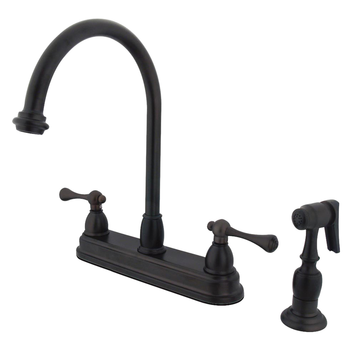 Elements of Design EB3755BLBS Centerset Kitchen Faucet, Oil Rubbed Bronze