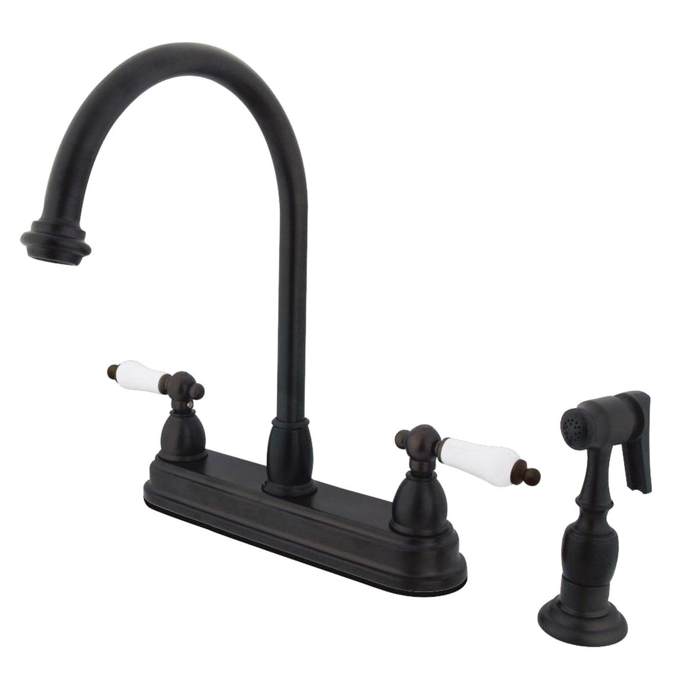 Elements of Design EB3755PLBS Centerset Kitchen Faucet, Oil Rubbed Bronze