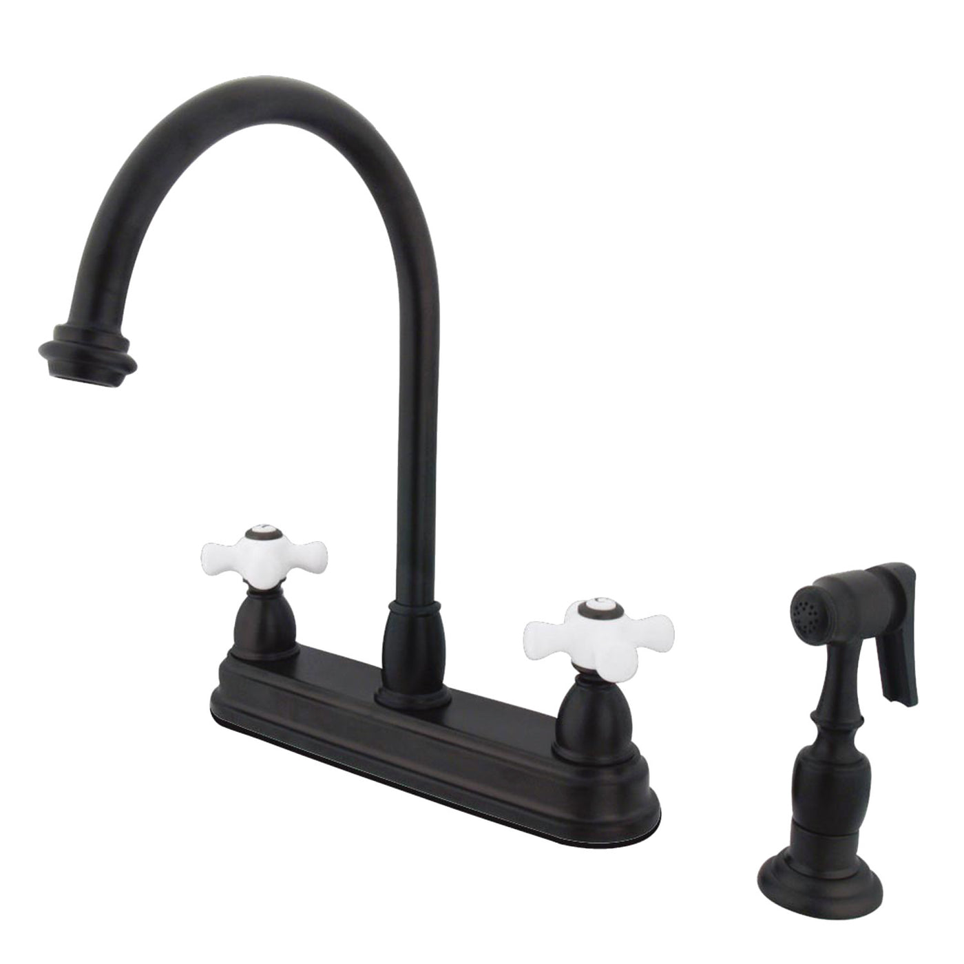 Elements of Design EB3755PXBS Centerset Kitchen Faucet, Oil Rubbed Bronze