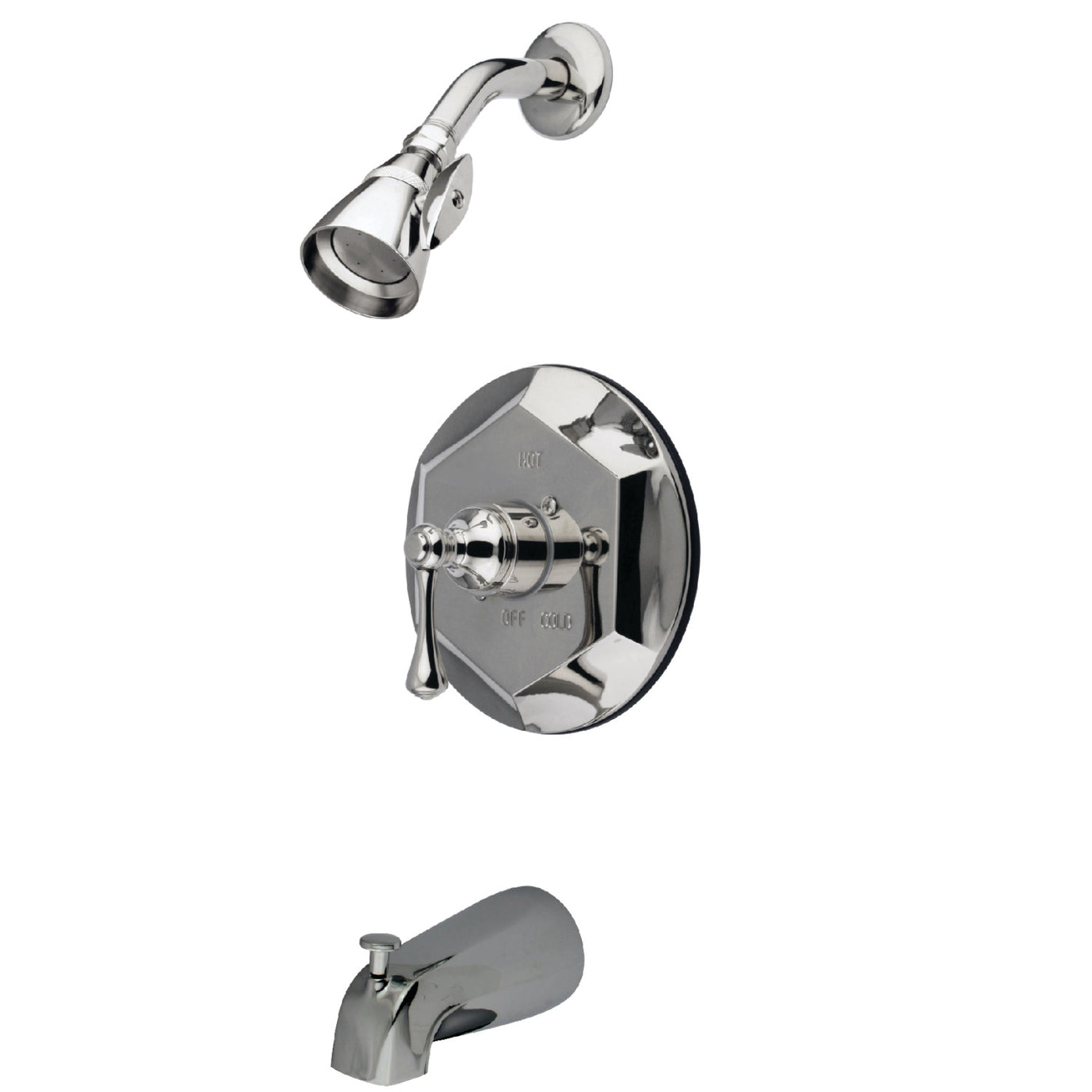 Elements of Design EB4631BL Single-Handle Pressure Balanced Tub and Shower Faucet, Polished Chrome