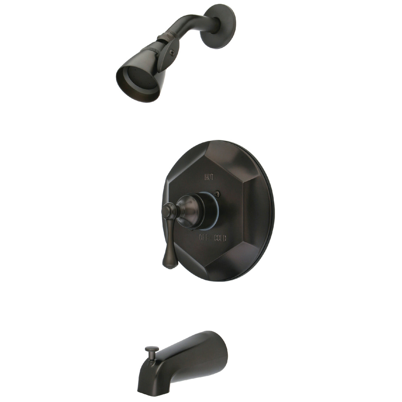 Elements of Design EB4635BL Tub and Shower Faucet, Oil Rubbed Bronze