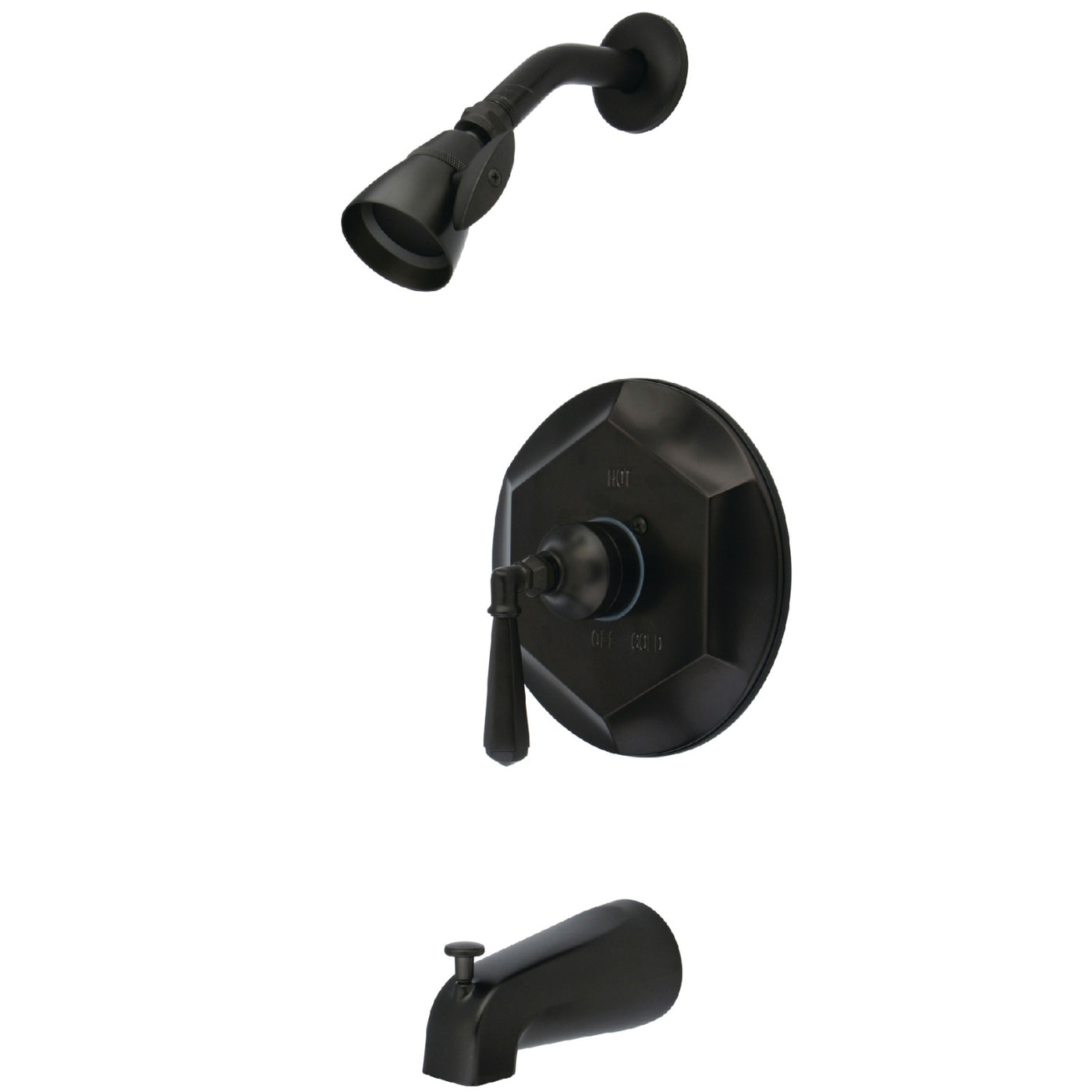Elements of Design EB4635HL Tub and Shower Faucet, Oil Rubbed Bronze