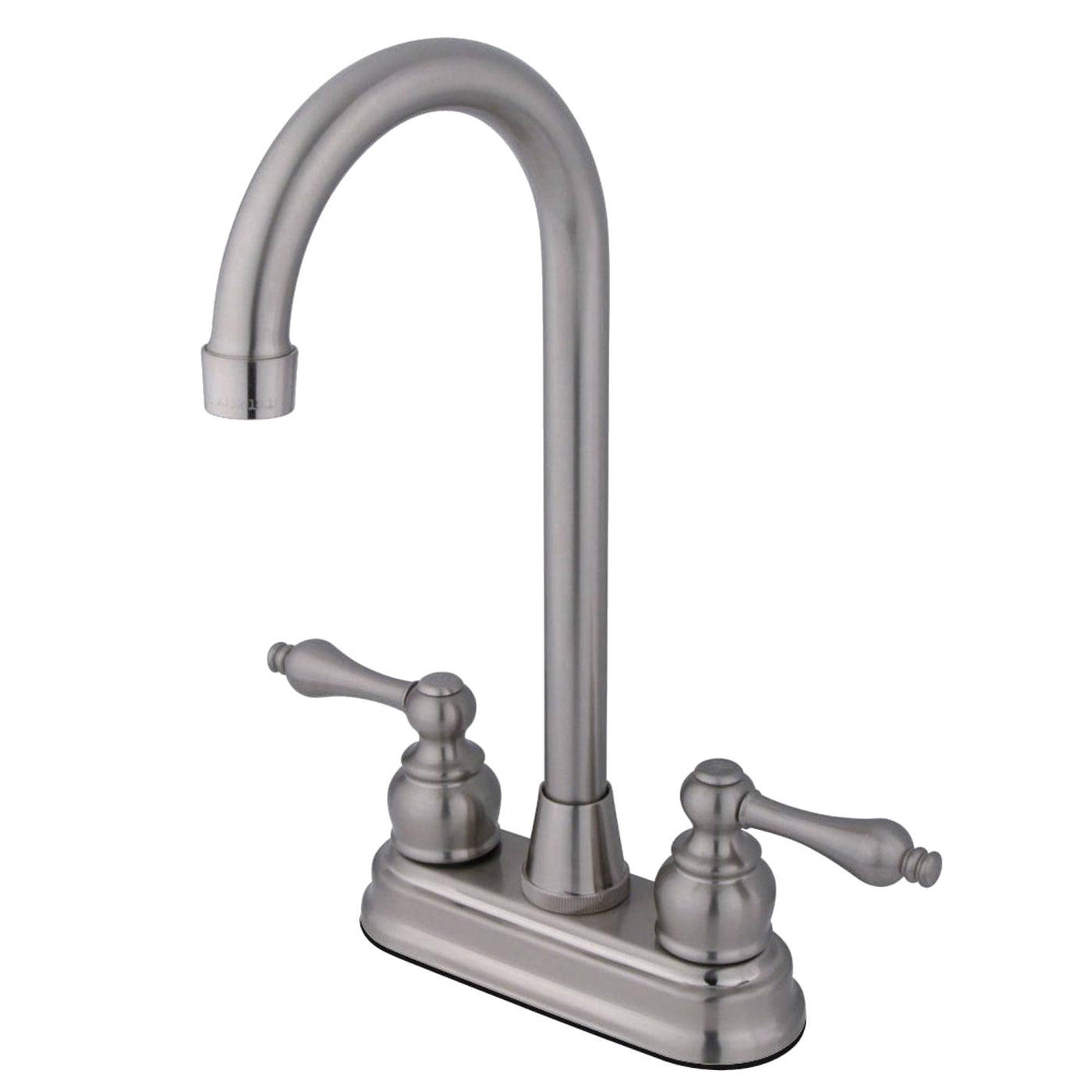 Elements of Design EB498AL 4-Inch Centerset High-Arc Bar Faucet, Brushed Nickel