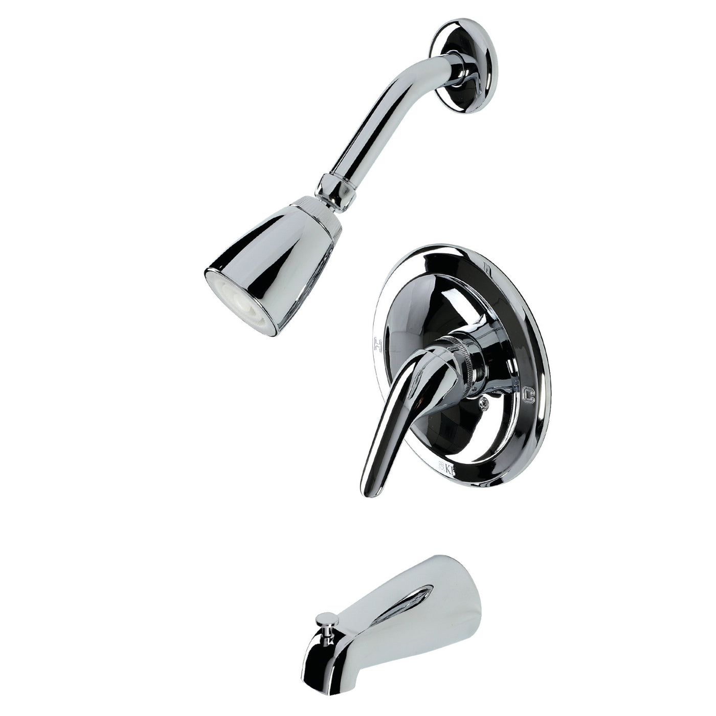 Elements of Design EB531L Tub and Shower Faucet, Polished Chrome