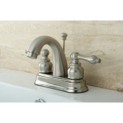 Elements of Design EB5618AL 4-Inch Centerset Bathroom Faucet, Brushed Nickel