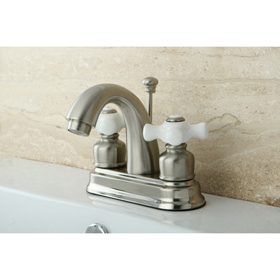 Elements of Design EB5618PX 4-Inch Centerset Bathroom Faucet, Brushed Nickel
