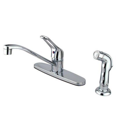 Elements of Design EB562SP Single-Handle Centerset Kitchen Faucet, Polished Chrome