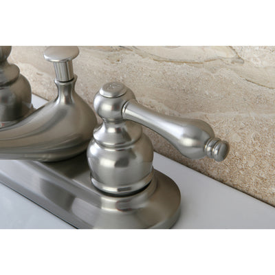 Elements of Design EB608AL 4-Inch Centerset Bathroom Faucet, Brushed Nickel